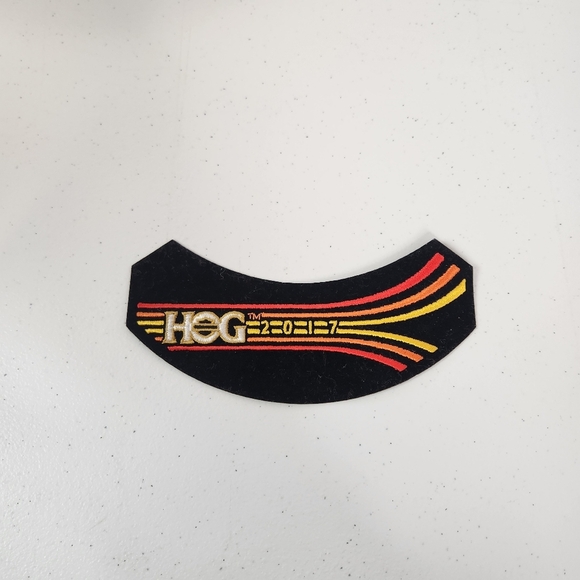 NEW 2017 HOG Harley Davidson Owners Group Patch Badge for Jacket or Vest Unused - Picture 1 of 4